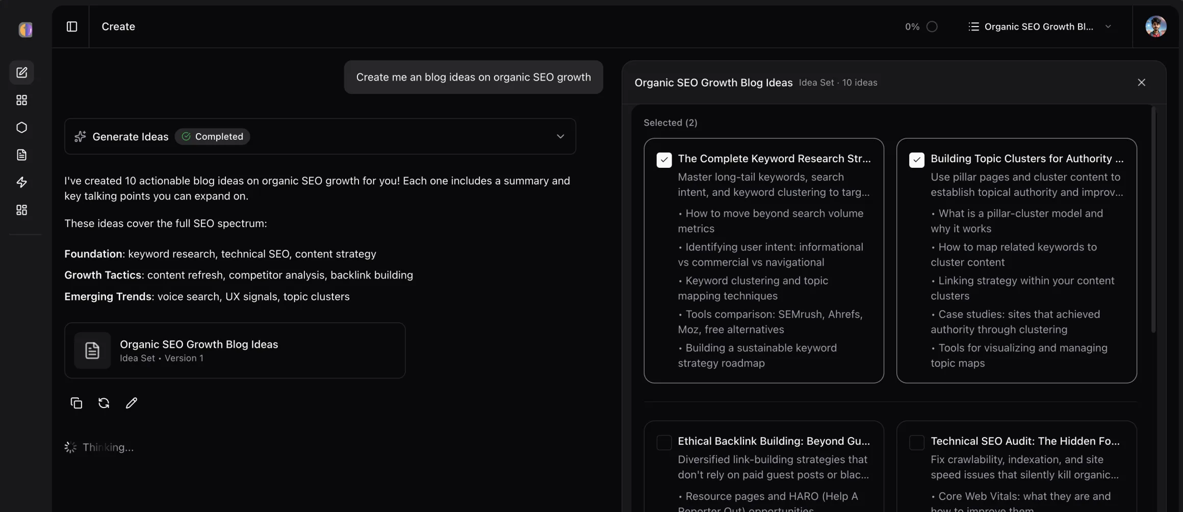 SparkBlog product preview